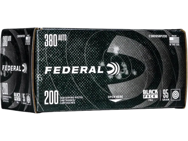 112971 Federal Black Pack 380 ACP