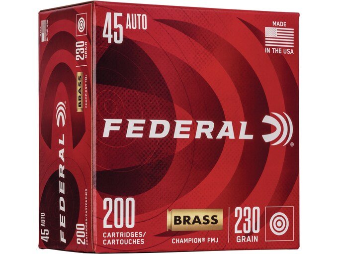 235821 Federal Champion .45 ACP 230 Grain FMJ Ammunition for Sale