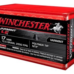 Winchester Varmint Ammunition 17 Hornady Magnum Rimfire (HMR) 15.5 Grain Hornady NTX Lead-Free .17 HMR for sale