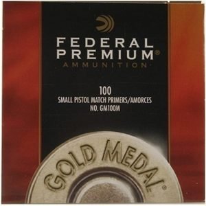 Federal Premium Gold Medal Small Pistol Match Primers #100 for sale